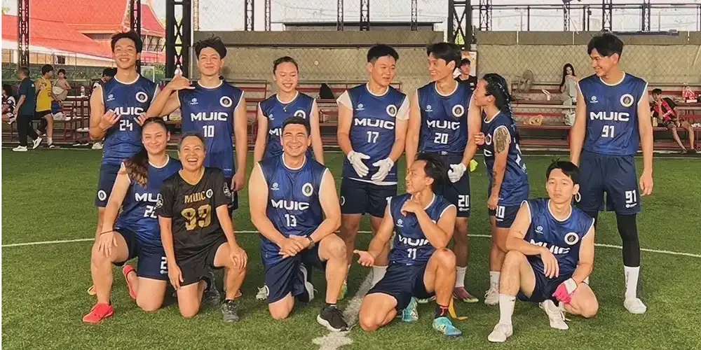 MUIC Team Bags 2nd Place in Flag Football Tournament