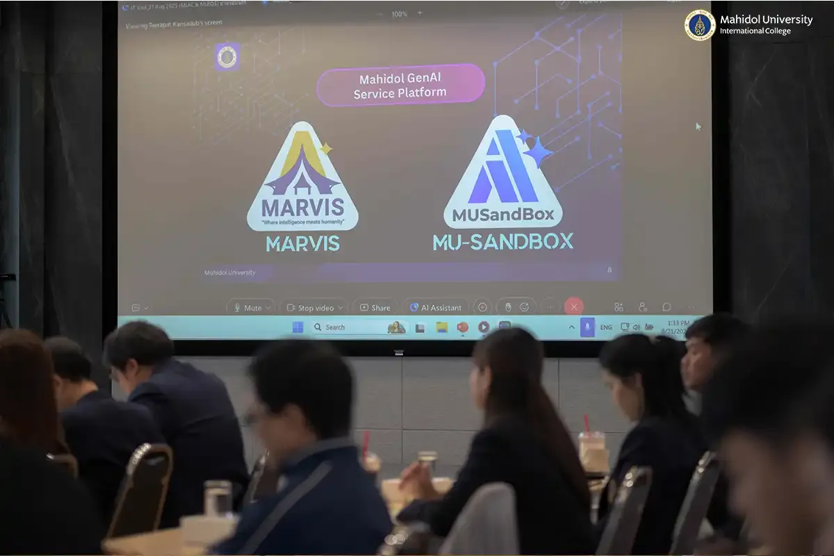 Mahidol University’s IT Officials Visit MUIC￼