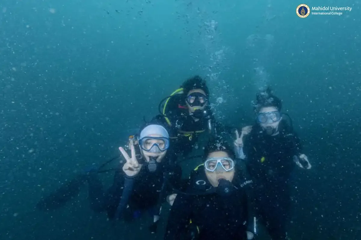 Diving Club Holds Scuba Diving Ocean Session