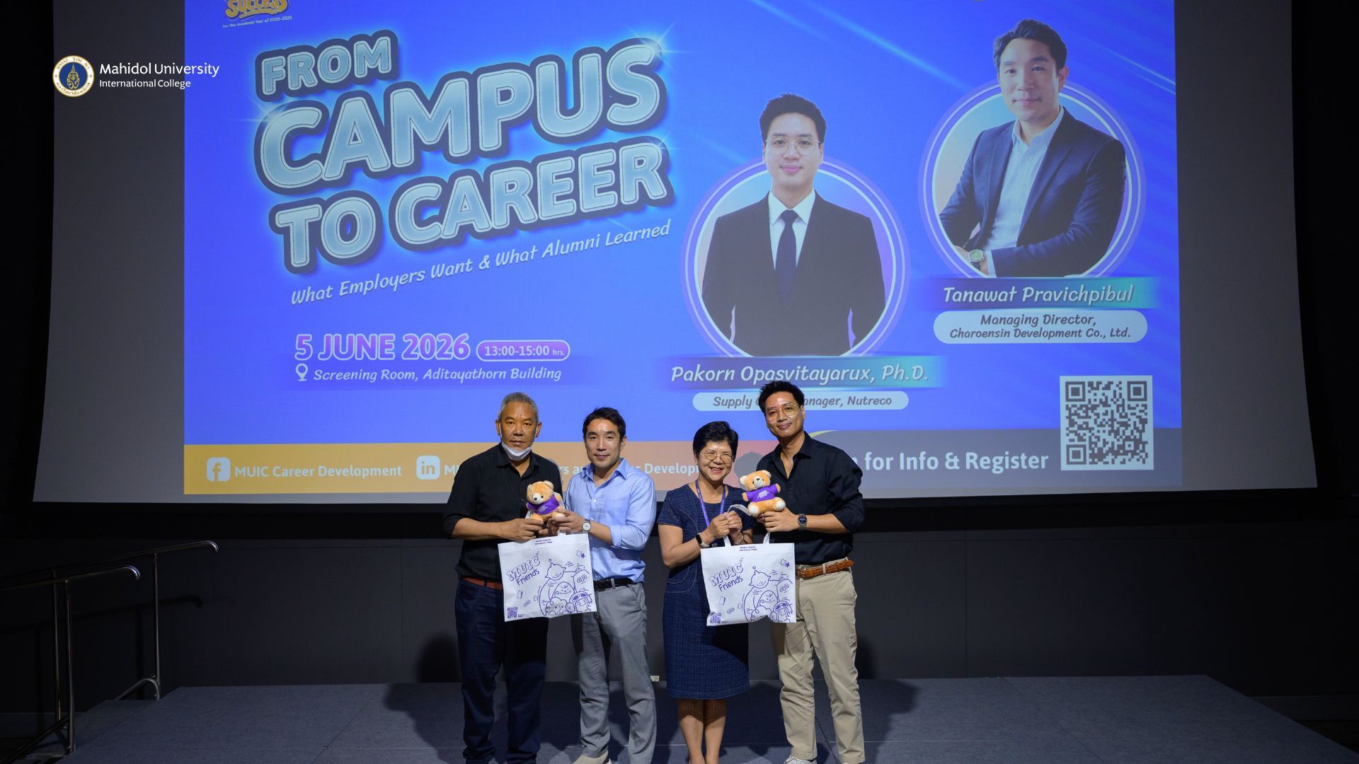 Two BBA Alumni Share Employer Expectations in Career Talk