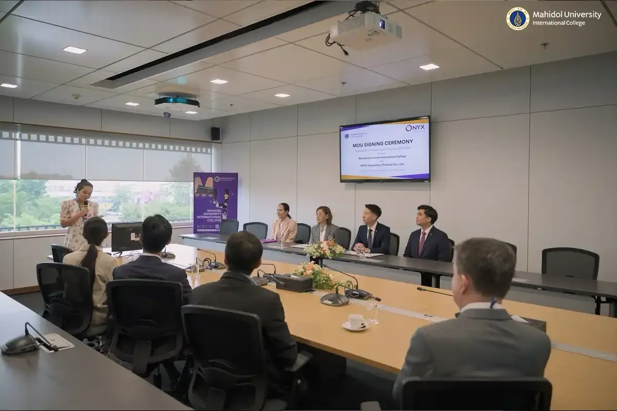 MUIC Signs MOU with ONYX Hospitality for Workforce Development