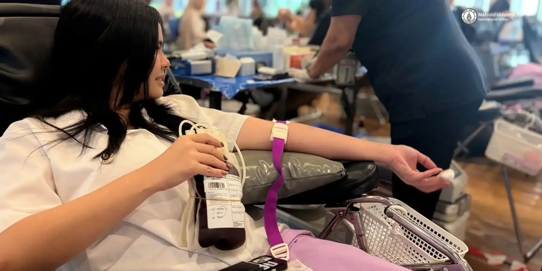 Students Support Health Screenings and Blood Donation Drive