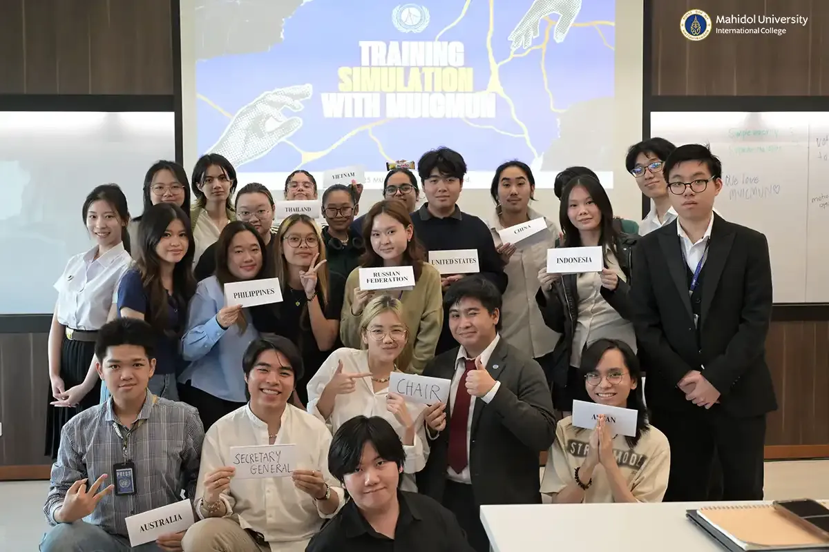 MUICMUN Club Holds Training Simulation