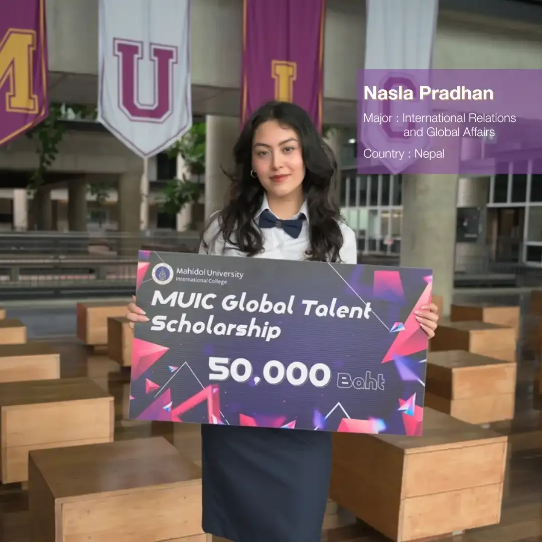 MUIC Awards Global Talent Scholarships to International Students