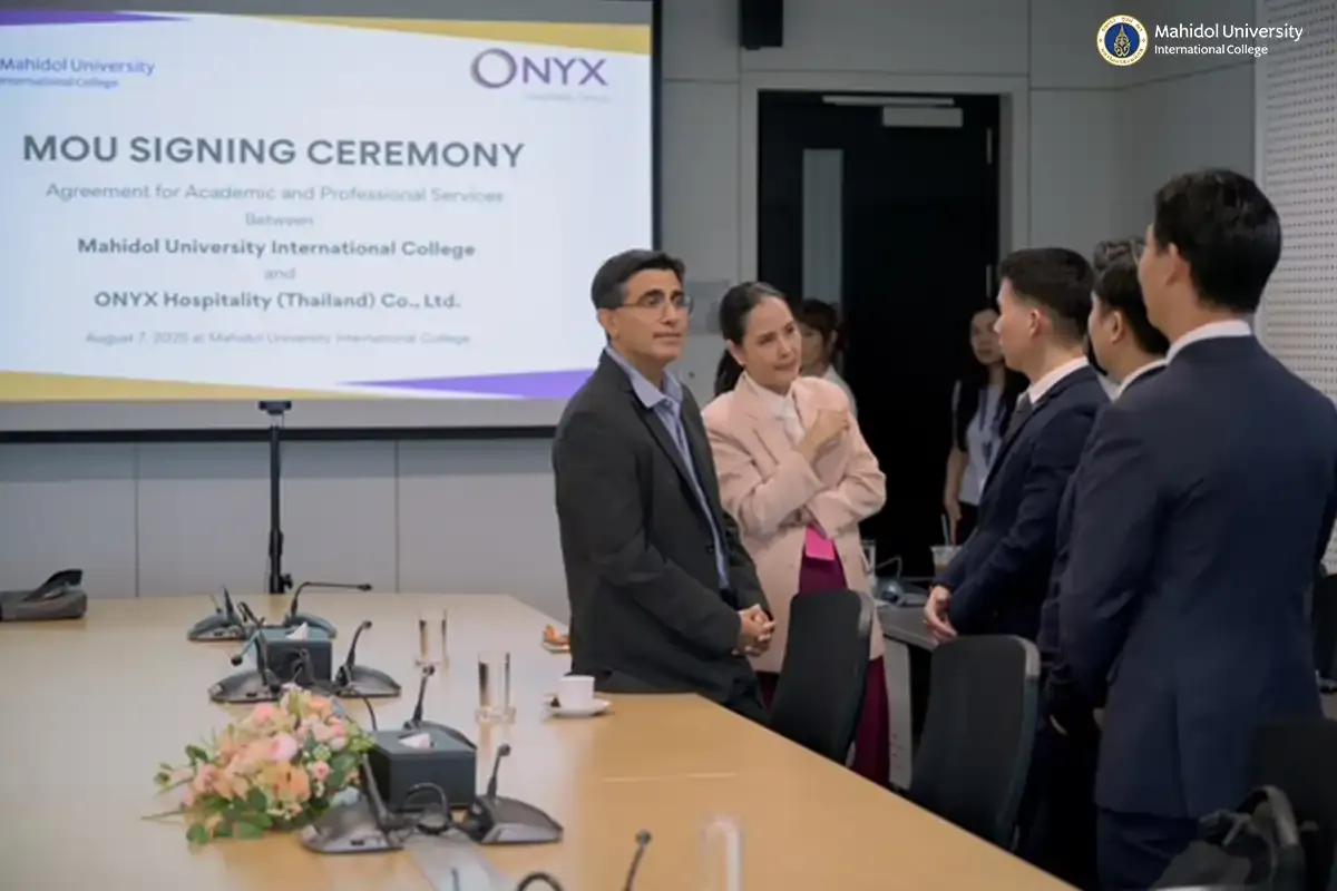 MUIC Signs MOU with ONYX Hospitality for Workforce Development