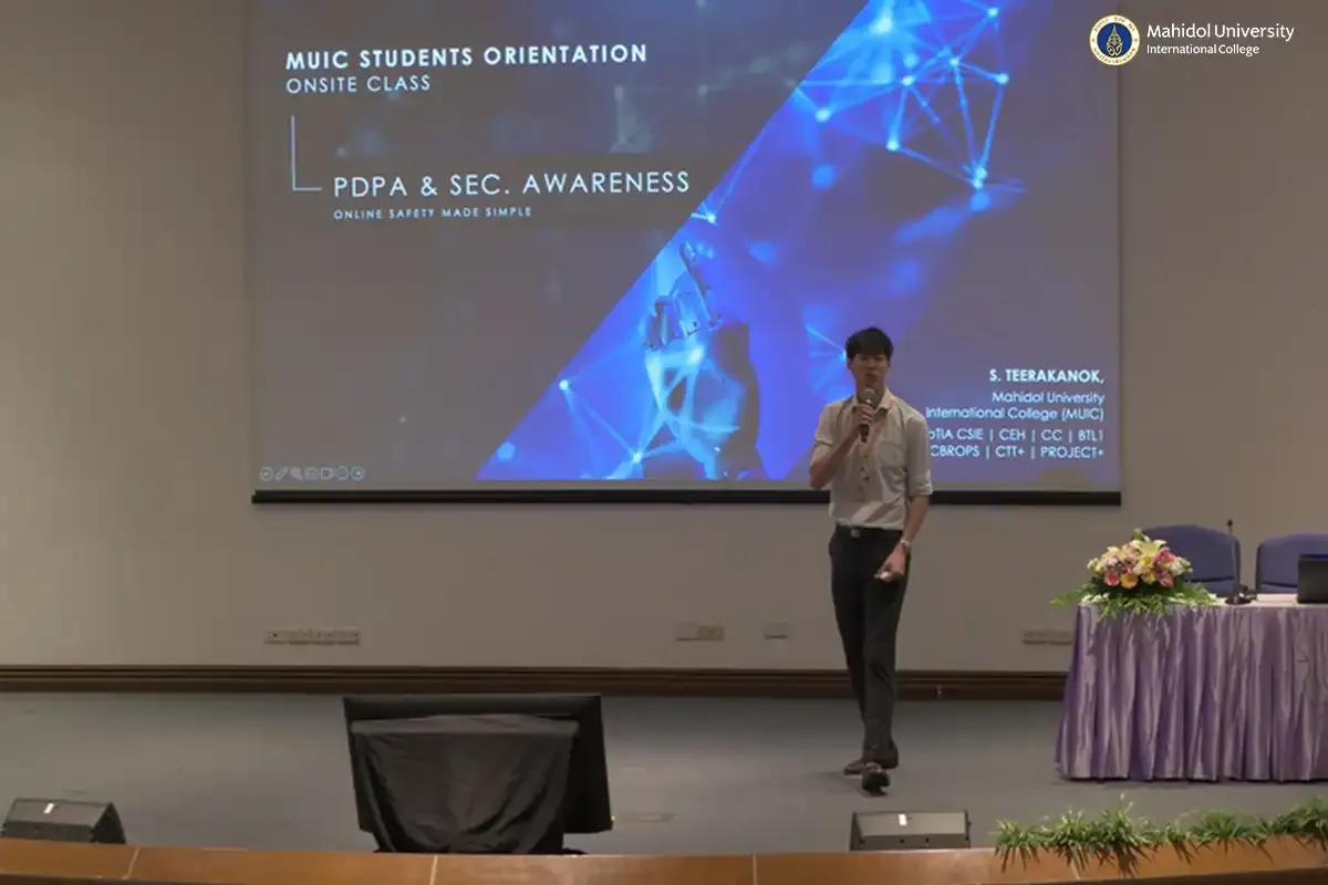 MUIC Welcomes 612 New Students for 1st Trimester, AY 2025-26￼