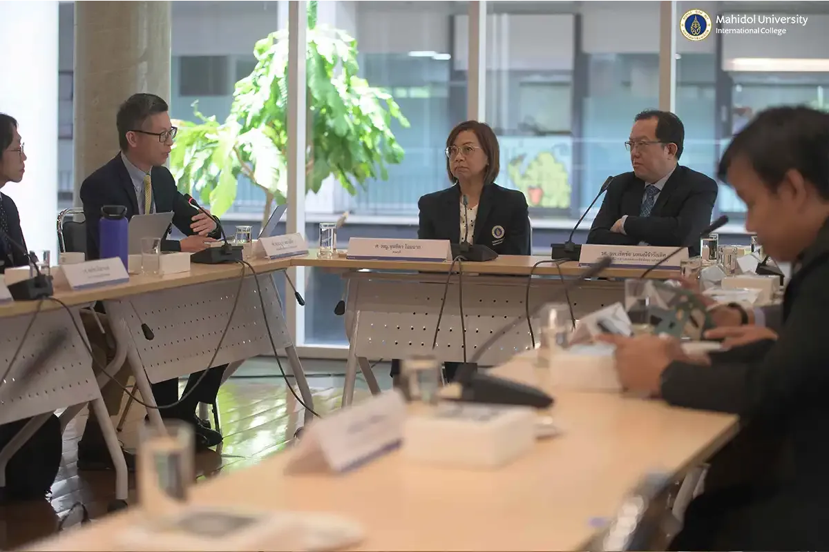 Mahidol University’s IT Officials Visit MUIC￼