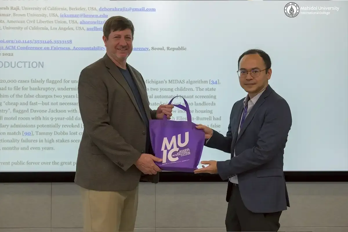 MUIC, CAS Organize Seminar-workshop on AI in Actuarial Science