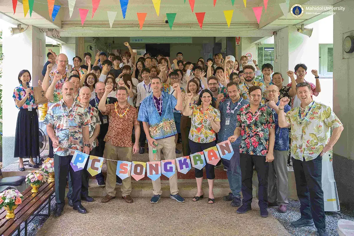 Splashing into Thai Tradition: PC Students and Instructors Celebrate Songkran with Blessings and Joyful Moments