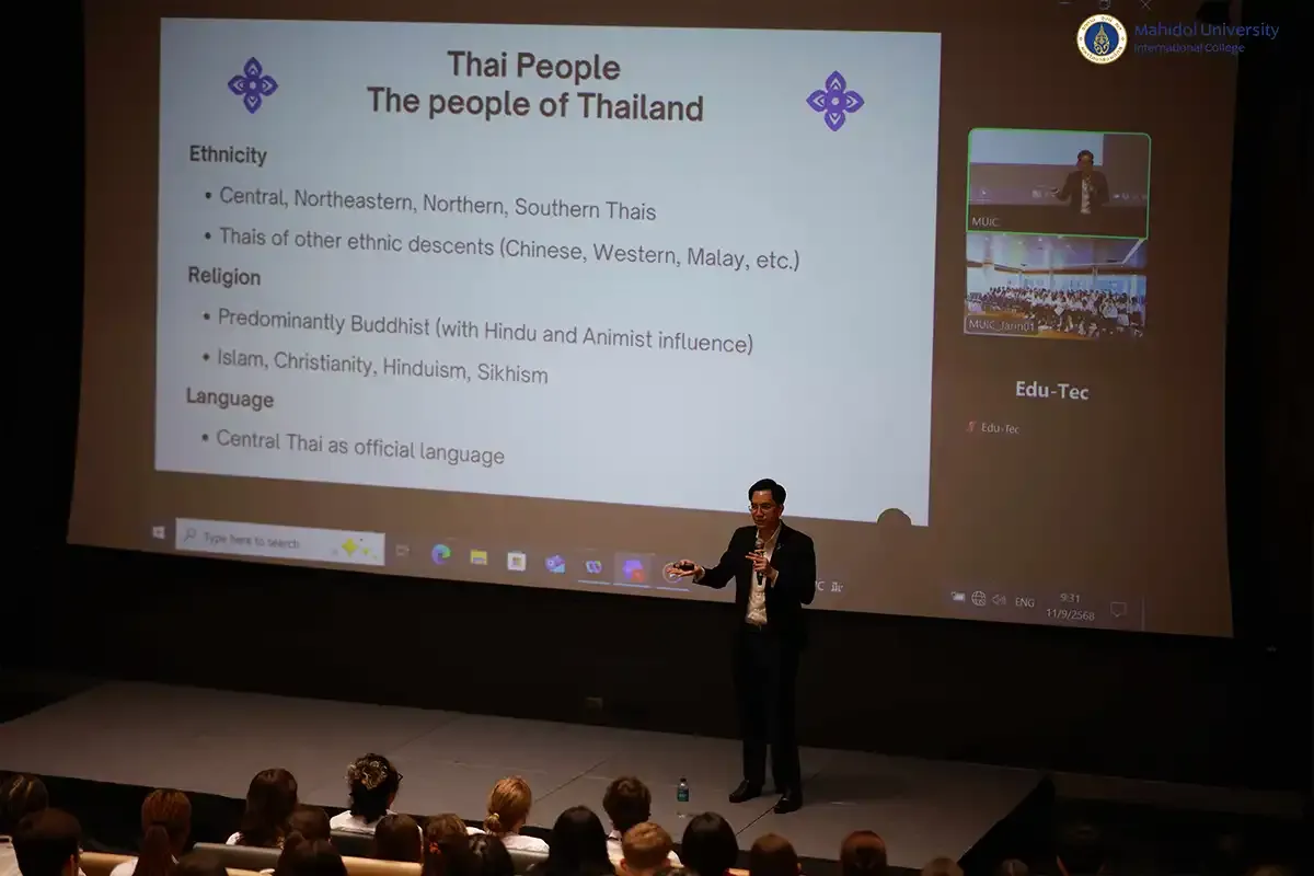 MUIC Holds Orientation for 328 Exchange and Visiting Students￼