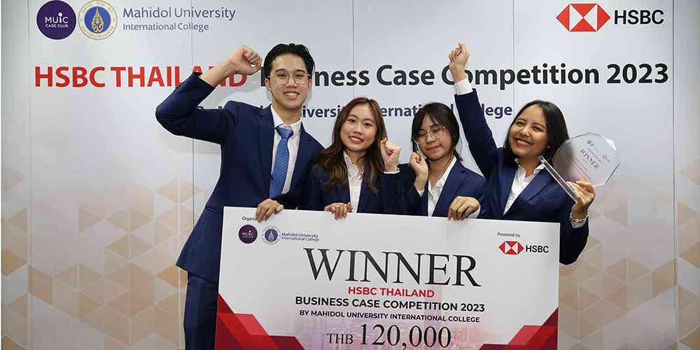 MUIC Team is Winner of HSBC Case Competition 2023