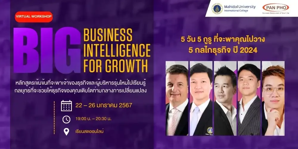 BIG: Business Intelligence for Growth￼￼