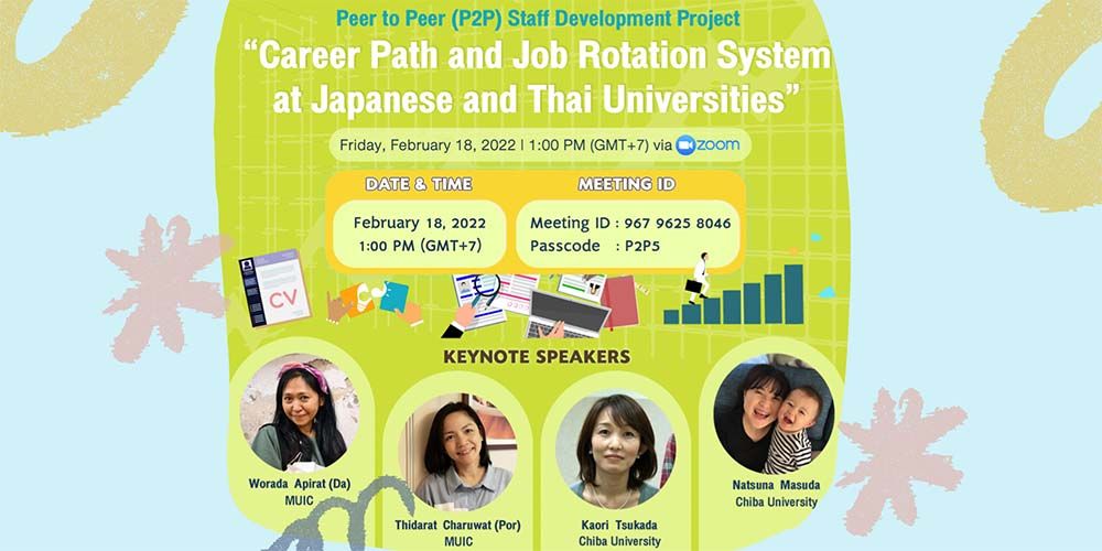 MUIC, Chiba Uni Tackle Career Topics in Online Seminar