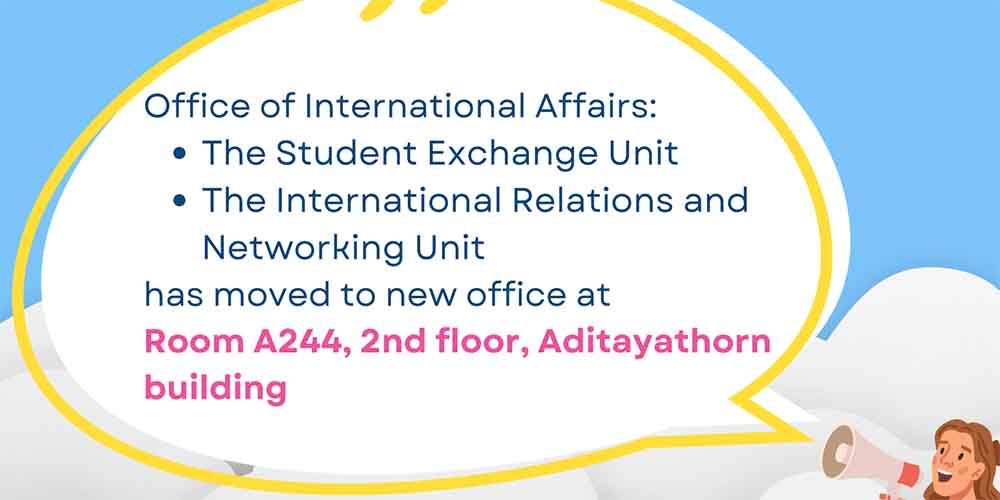 Office of International Affairs Relocation Announcement