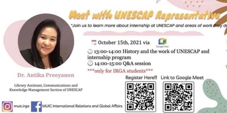 Meet with UNESCAP Representative