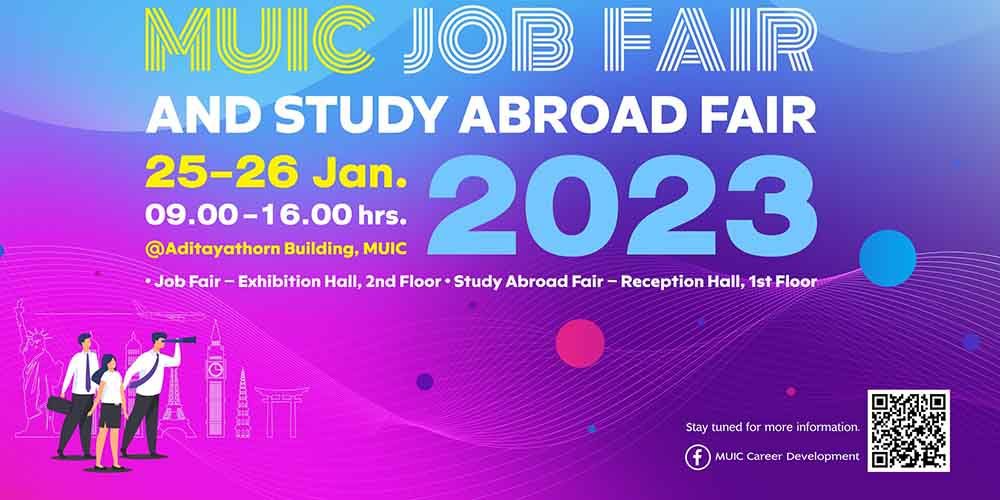 MUIC Job Fair and Study Abroad Fair 2023