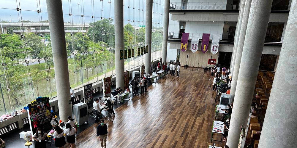 MUIC Students Attend On-campus Club Expo