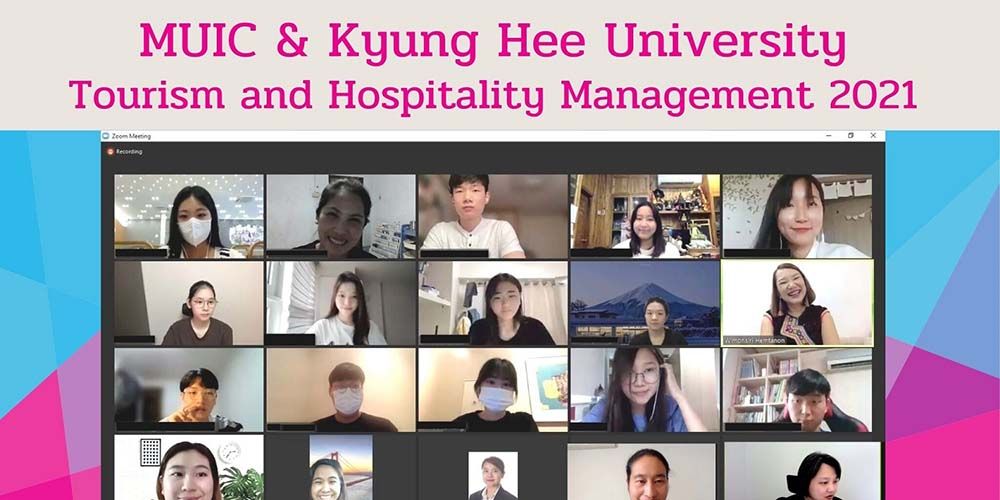 MUIC and Kyung Hee University Hold THM Virtual Program in Thailand