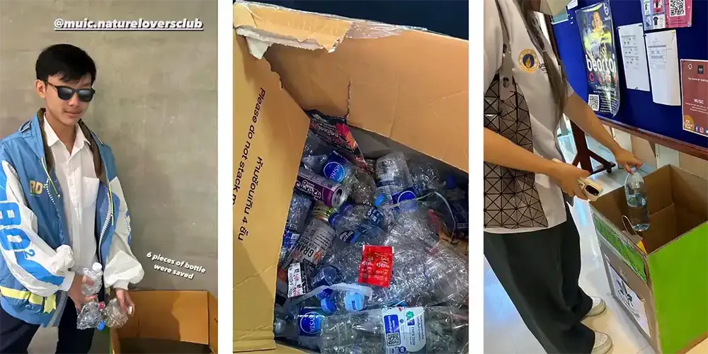 Nature Lovers Club Conducts Recycle Drive