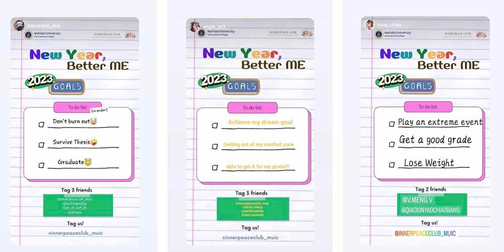 Inner Peace Club’s “New Year, Better Me”