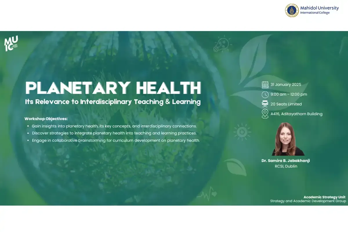 Planetary Health Its Relevance to Interdisciplinary Teaching & Learning