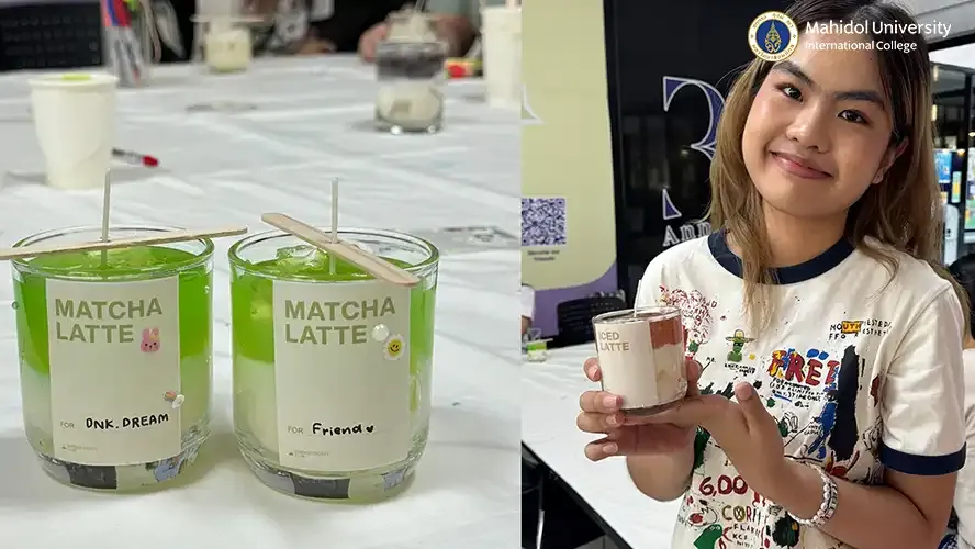 Science Society Club Holds Scented Candle Workshop