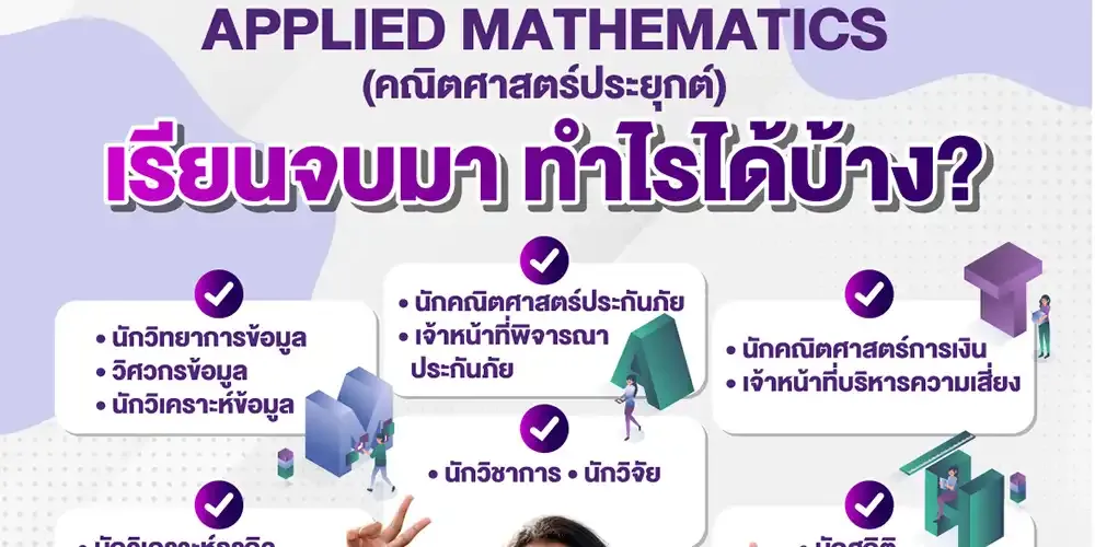 กำลังสนใจจะเรียนสาขาวิชา Applied Mathematics ที่ MUIC