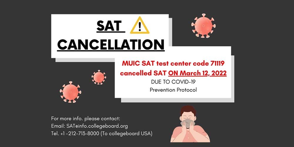 SAT CANCELLATION