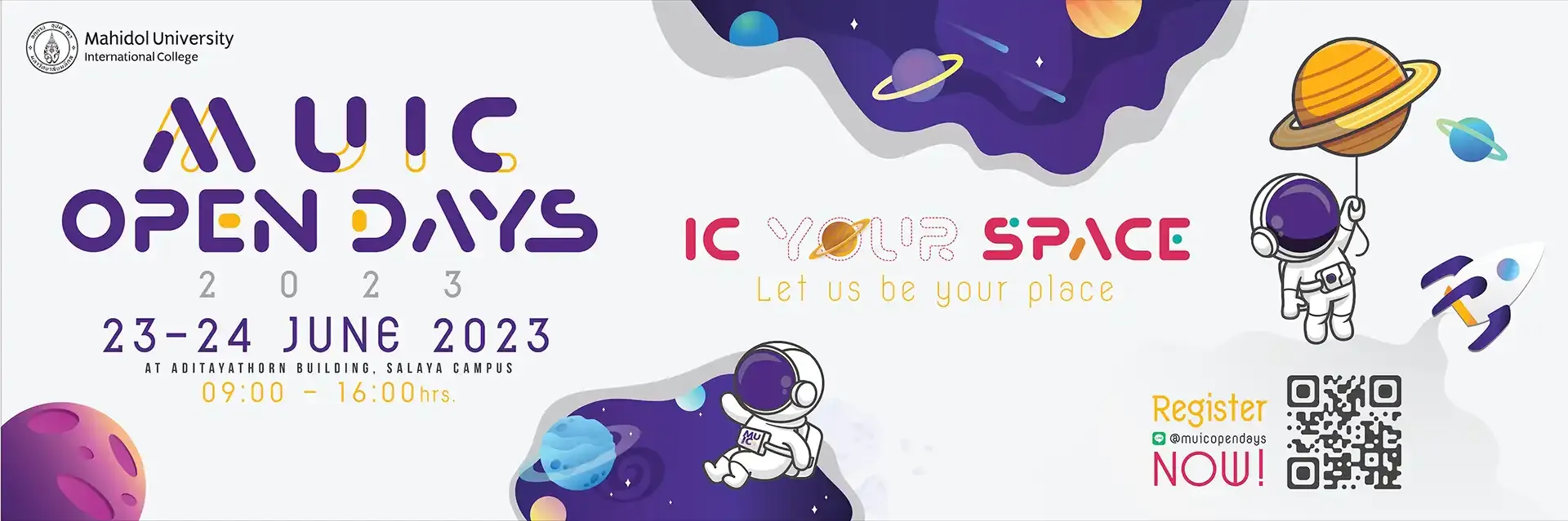 MUIC Open Days 2023 – IC Your SPACE