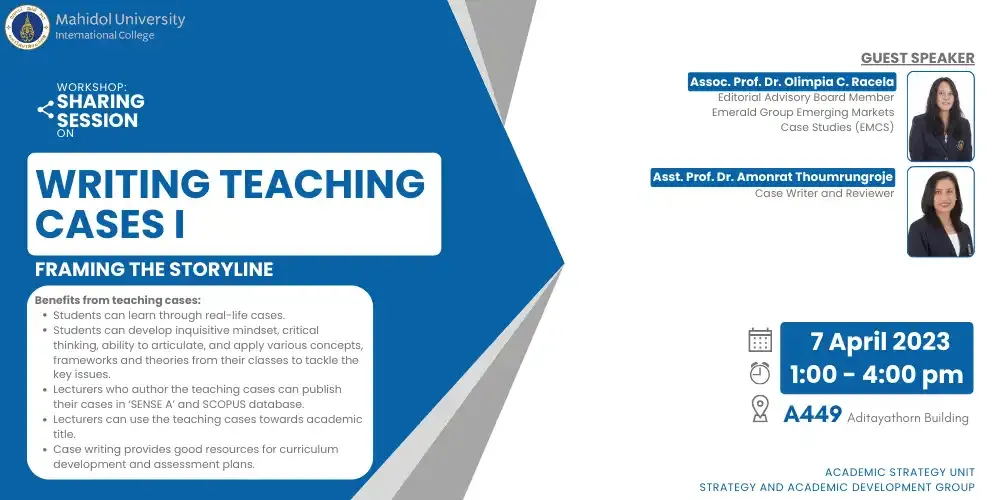 Writing Teaching Cases I: Framing the Storyline