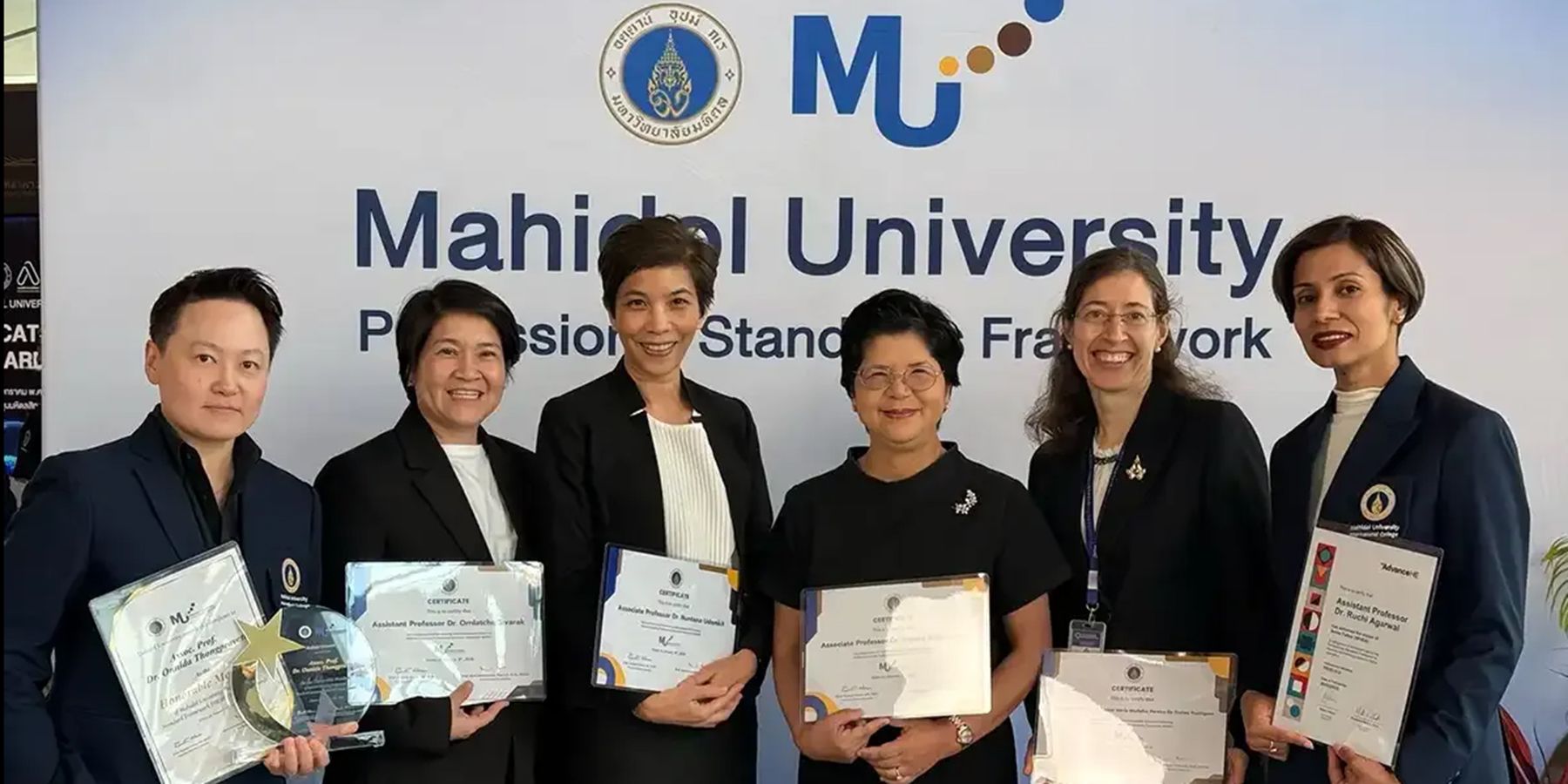 MUIC Congratulates Faculty Members on Receiving MUPSF Professional Standards Certification￼