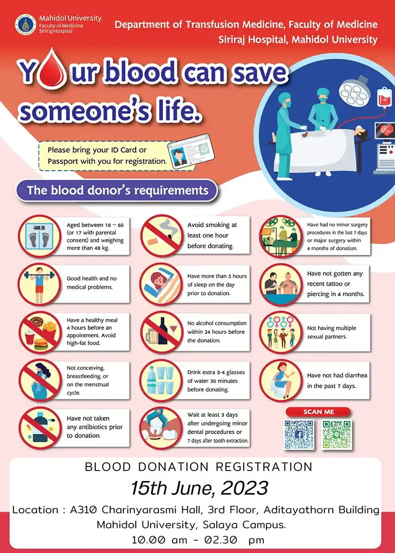 Invitation to &#8220;Blood Donation&#8221;