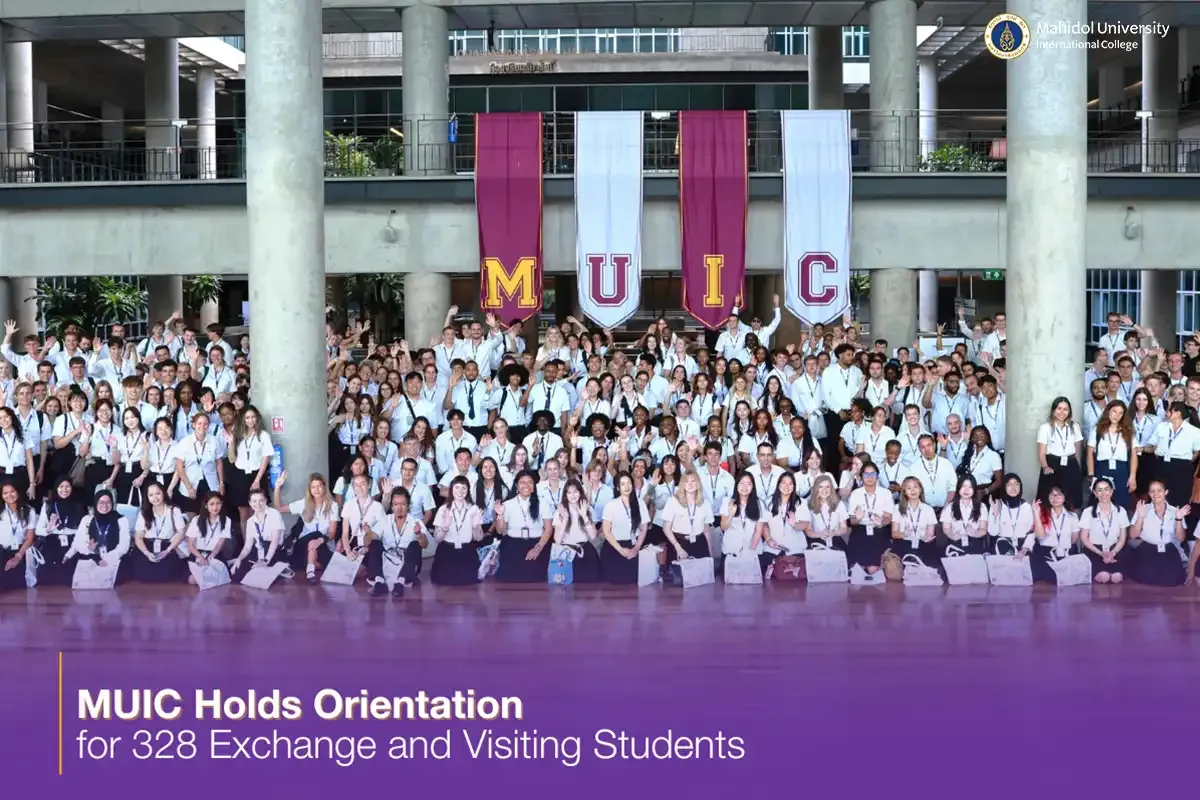MUIC Holds Orientation for 328 Exchange and Visiting Students
