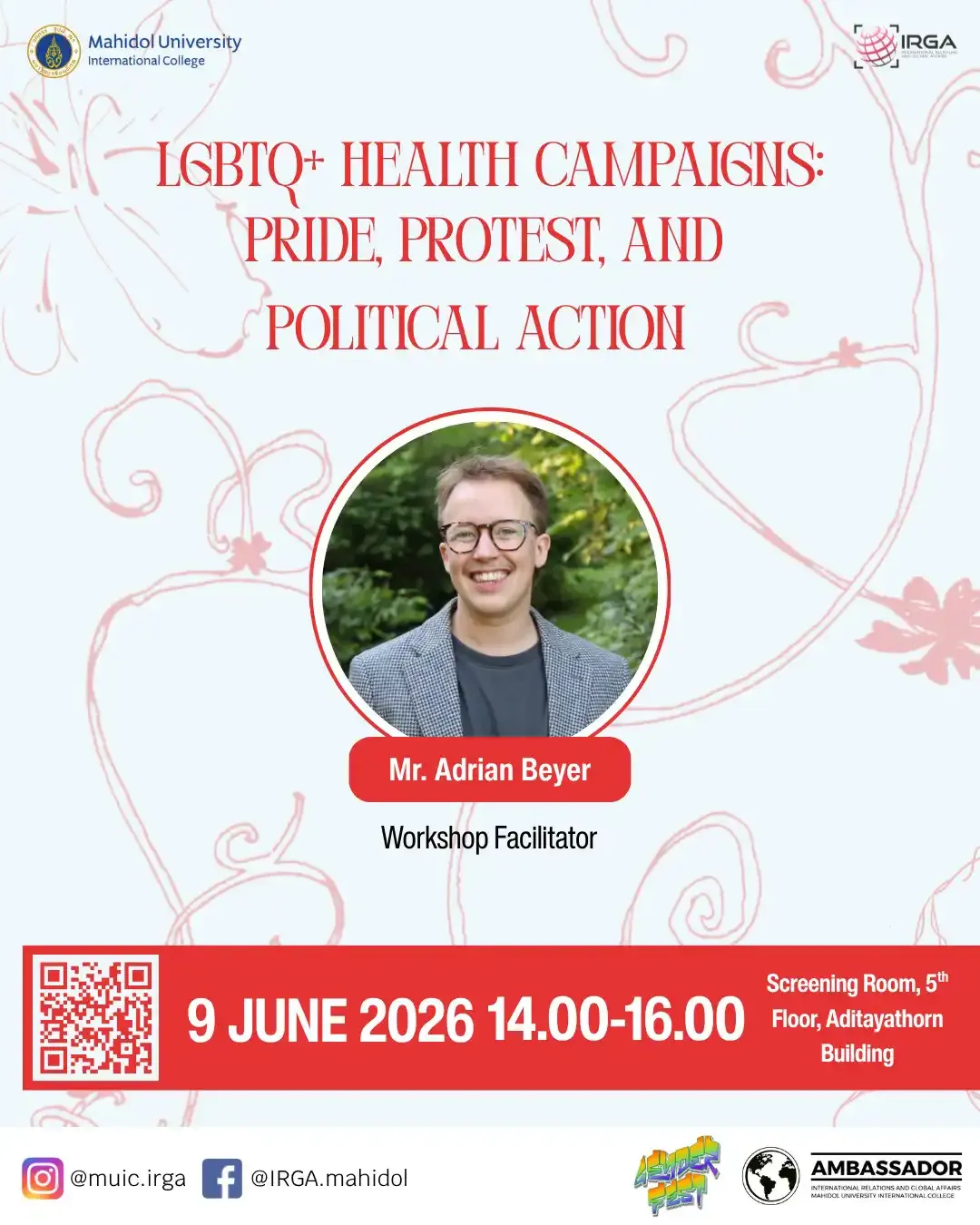 Workshop: LGBTQ+ Health Campaigns: Pride, Protest, and Political Action