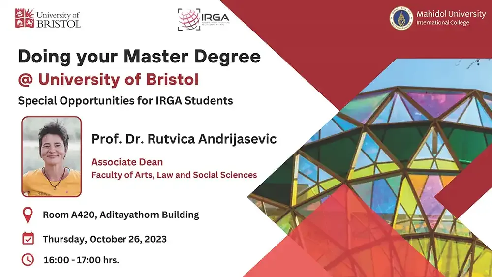 Special session &#8220;Doing your Master Degree at University of Bristol&#8221;