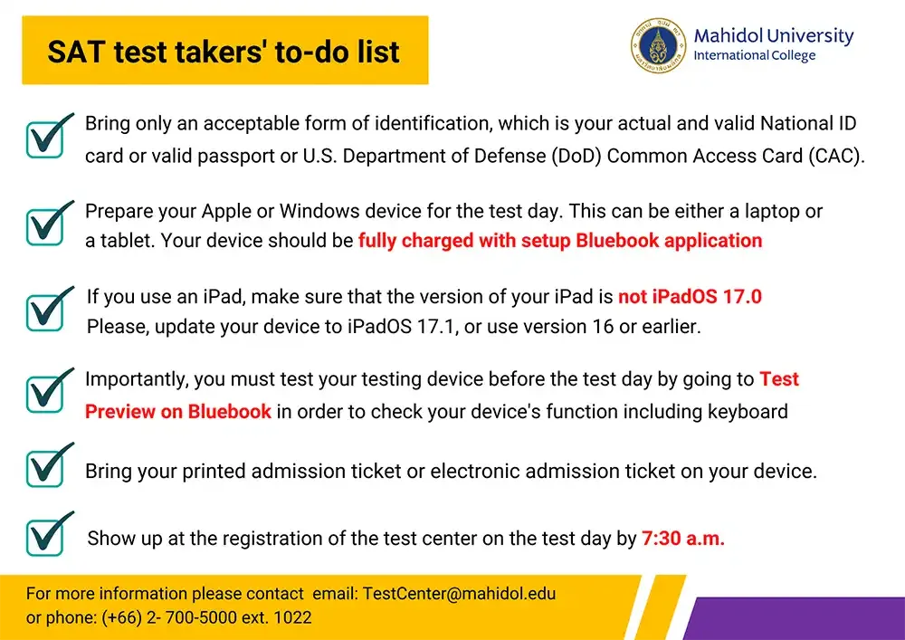 <strong>Announcement for SAT Test Takers on March 23, 2024</strong>