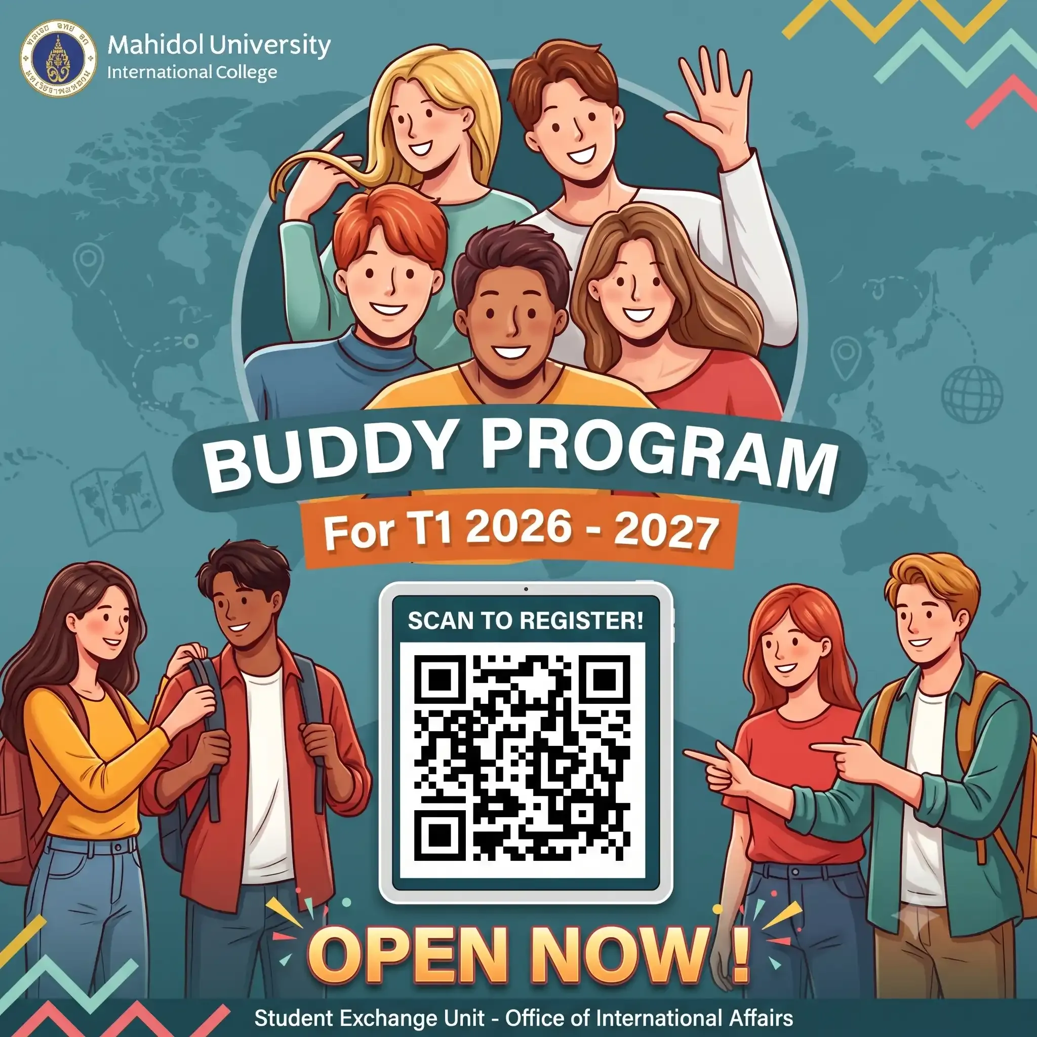 MUIC International Buddy Program for T1 2026-2027
