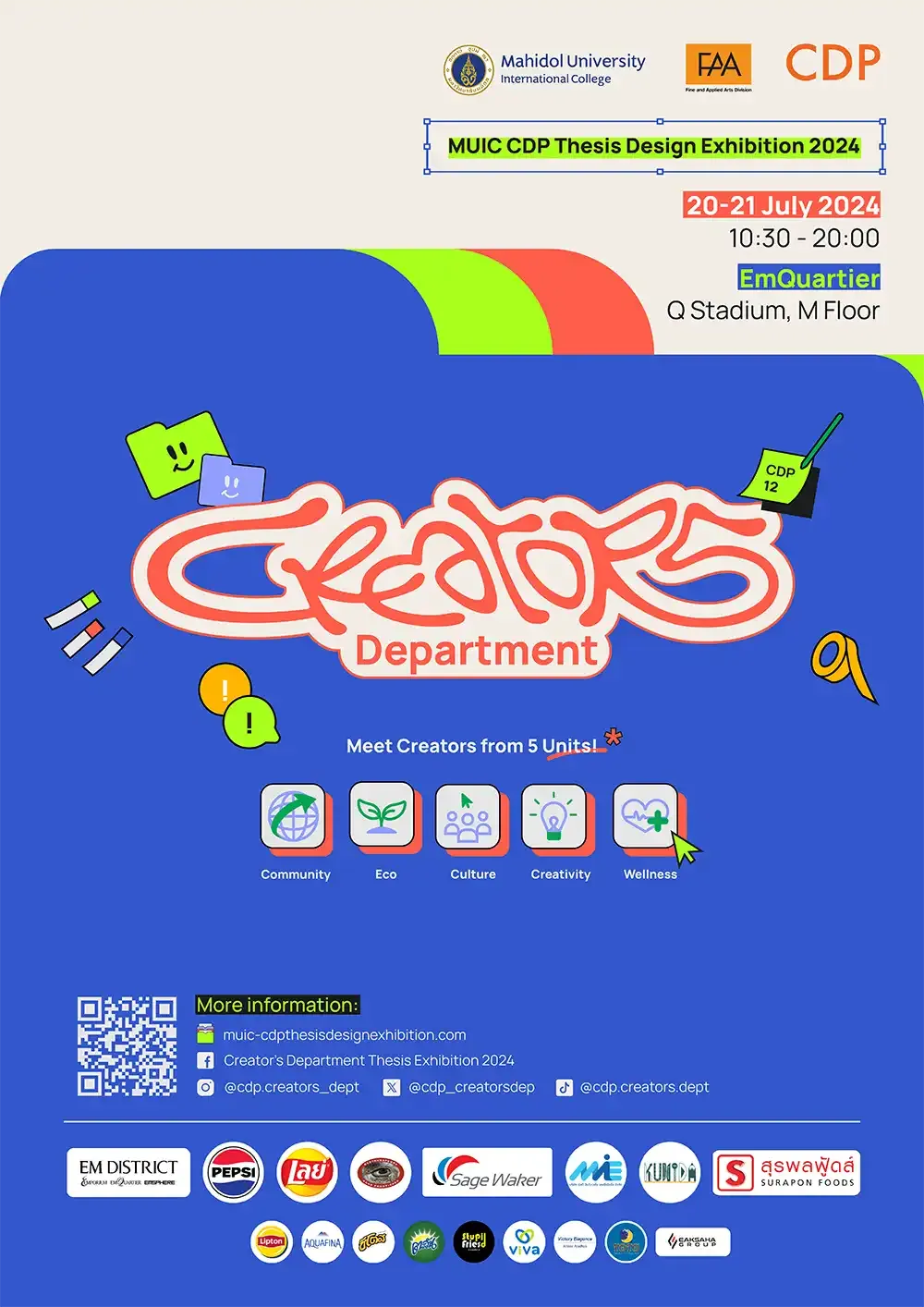 Communication Design Program’s Upcoming Senior Thesis Exhibition 2024