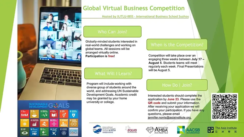 2nd XJTLU Virtual Business Project Competition &#8211; Xi’an Jiaotong-Liverpool University