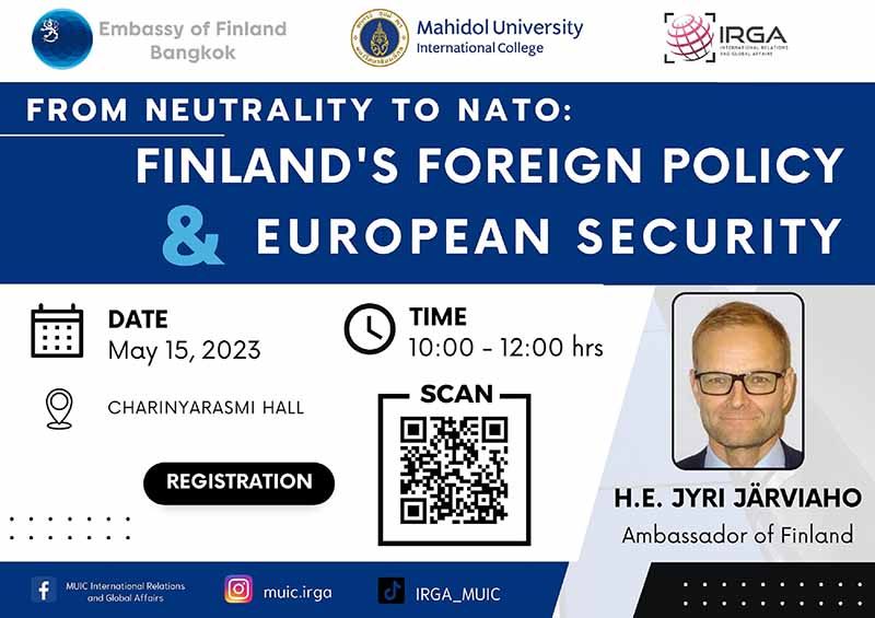 Finland’s Foreign Policy and European Security