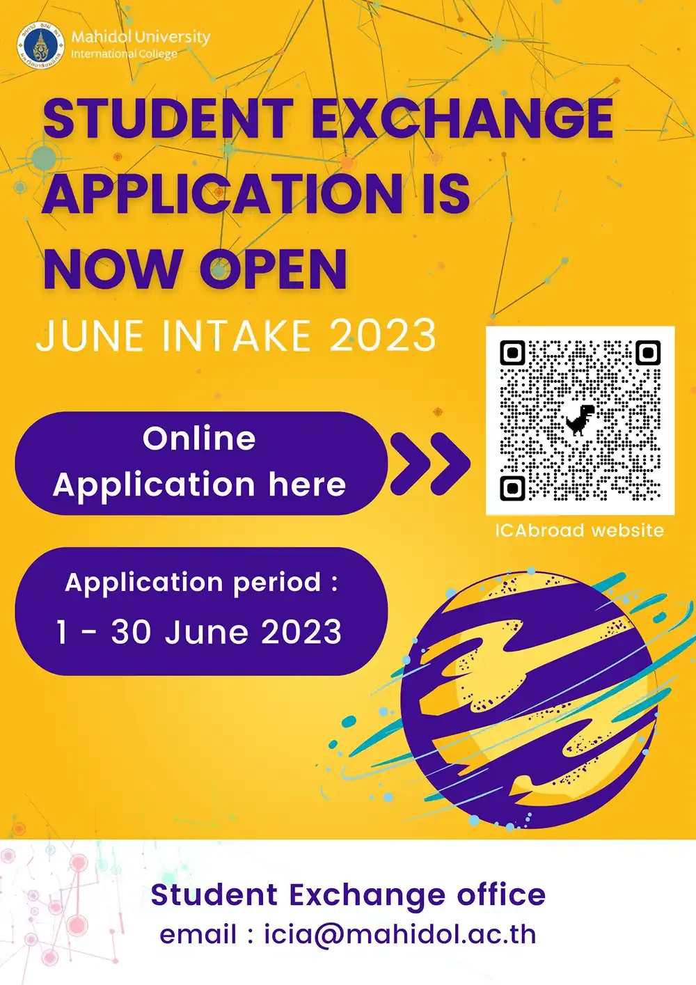 MUIC Exchange Program &#8211; June Intake 2023