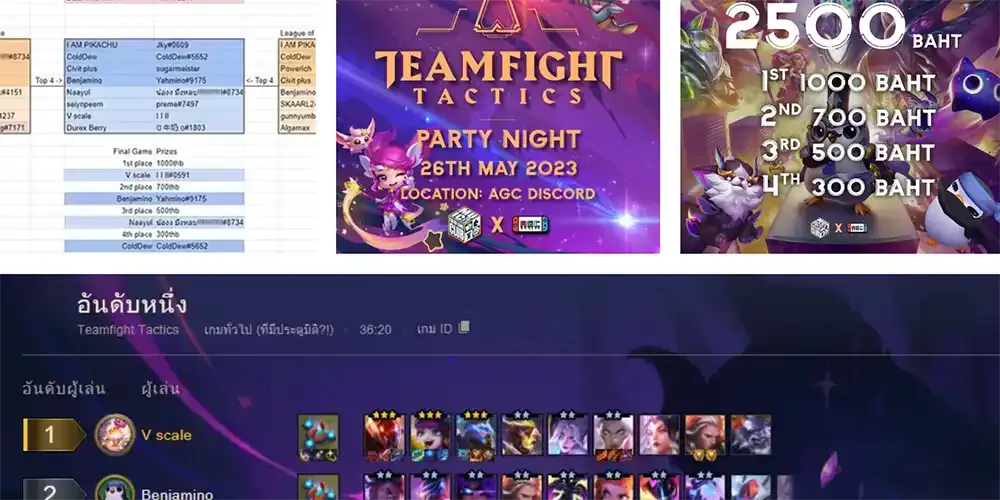 MUIC Game Clubs Stage Online Tournament