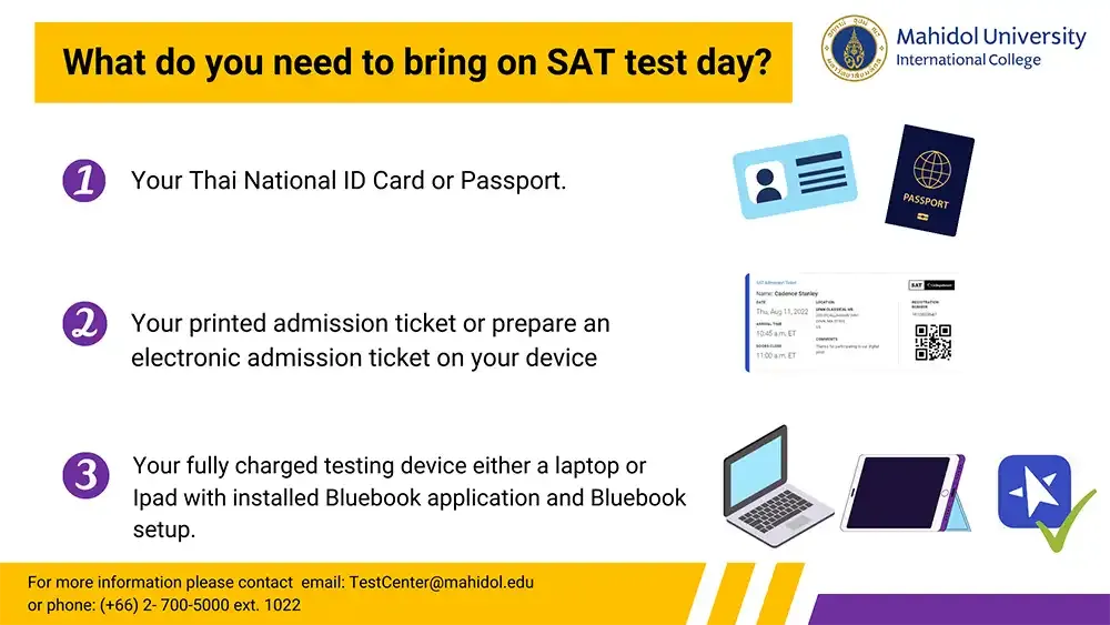 Announcement for Digital SAT test takers on 6 May, 2023